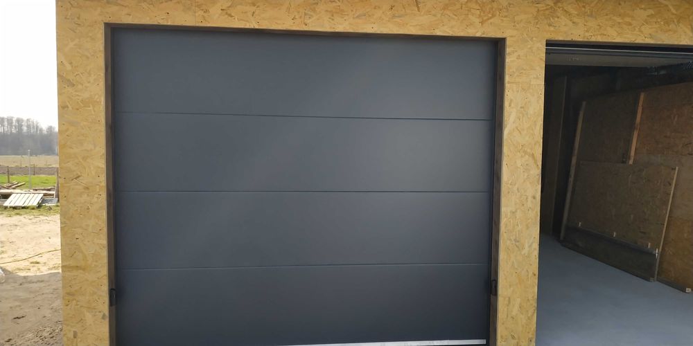 Brama segmentowa ocieplona Antracyt 500 x 225