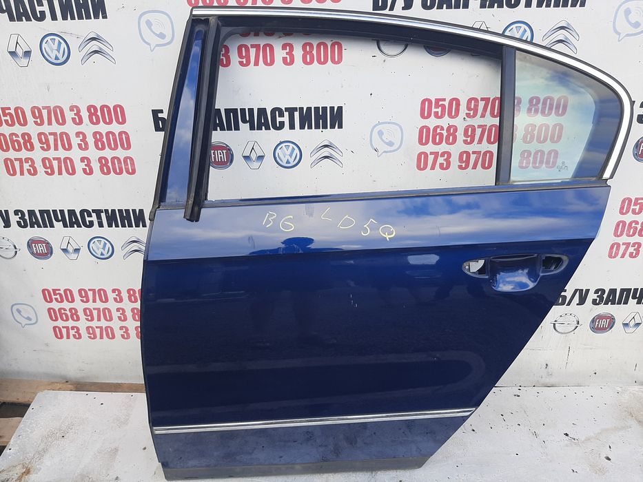 Дверка задня ліва седан vw Passat B6 колір lc9x LD5Q
