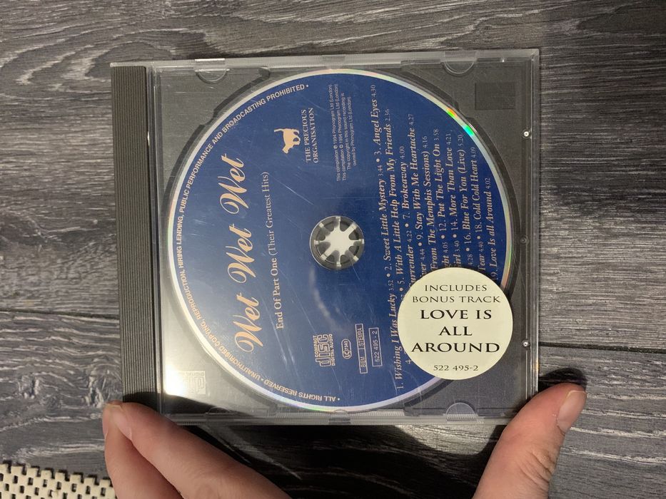 Wet Wet Wet - End Of Part One (Their Greatest Hits) CD