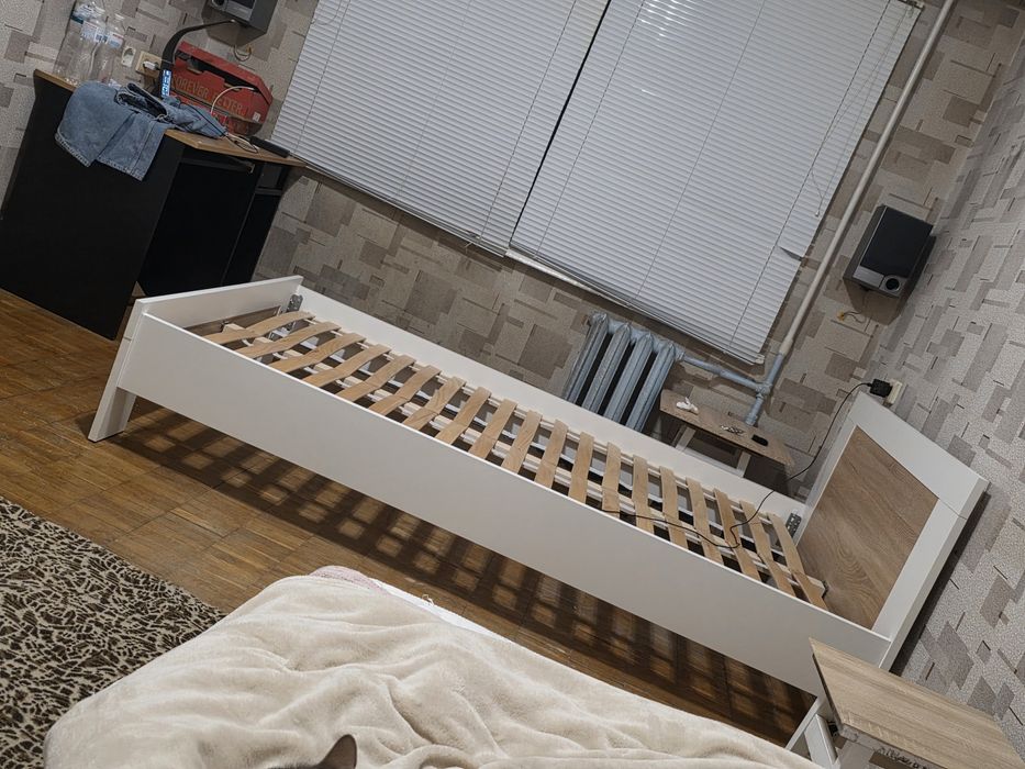 Ліжко нове з ламелями дсп