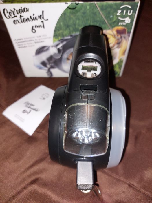 NOVO na CAIXA - Trela - Correia Extensível 6 em 1 Ziu Pets (Cães)