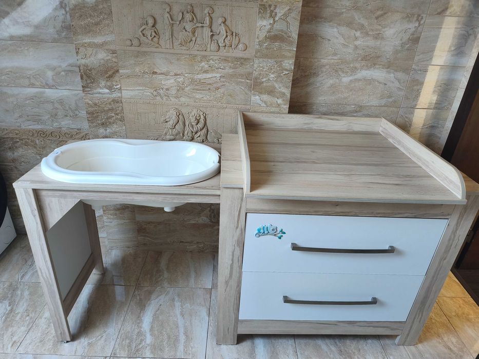 Komoda kąpielowa 3w1 przewijak wanienka