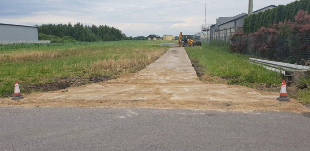 Budowa dróg dojazdowych, utwardzenie dróg, gruz na drogi