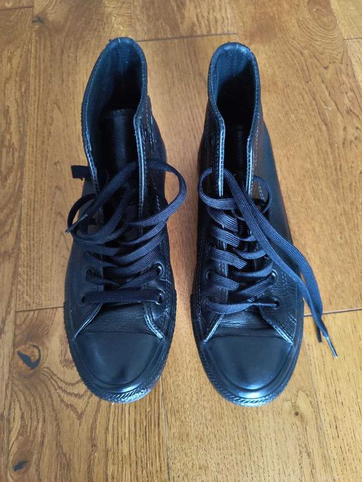 Кожанные кеды Converse р. 38