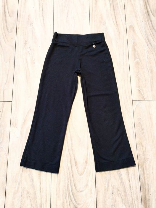 Czarne spodnie dla dziewczynki 110