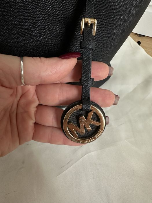 Michael Kors czarna torebka worek shopper oryginalna