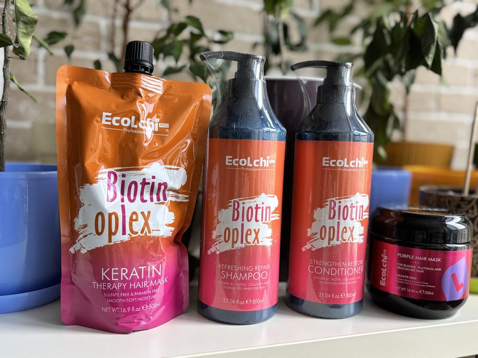 Новинка !професійний набір шампунь,кондиц,маска ecolchi ,karseell