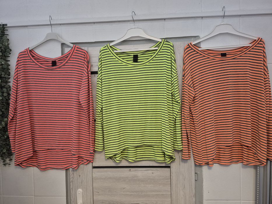 Bluzka neonowa oversize limonka