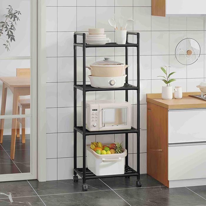 Полка стеллаж этажерка тележка 138*42*32 см Стелаж полиця органайзер