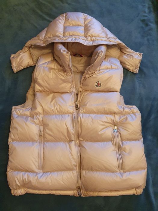 Bezrękawnik z rozpinanym kapturem Moncler rozmiar M/L
