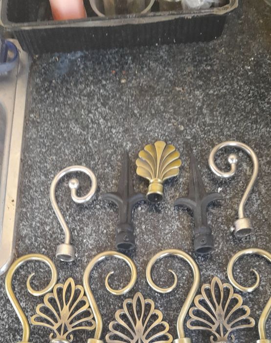 Apliques para portões ou portas em Latão e ferro