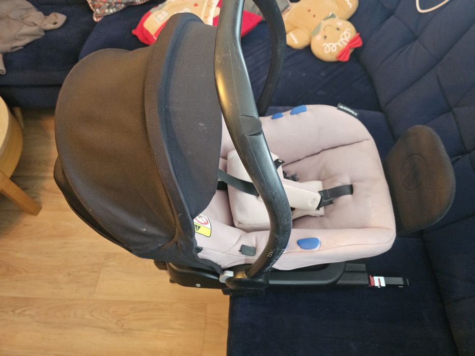 Fotelik nosidlo + baza Avoinaut Pixel Pro Rozowy