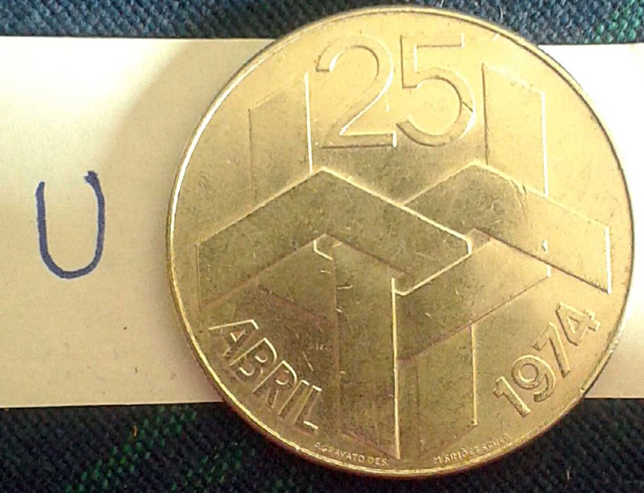 moeda PRATA 250$ "25 de Abril".  SILVER coin