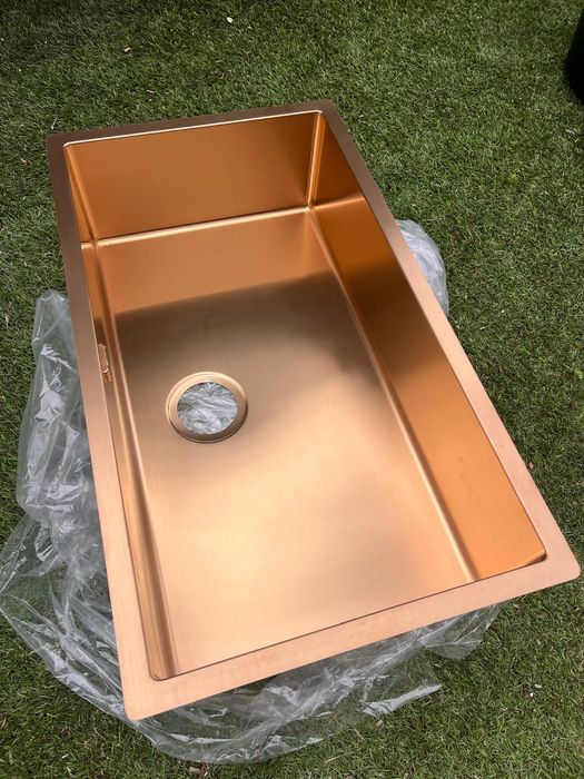 Cuba de cozinha em inox cor cobre 790x450 – Moderna e elegante