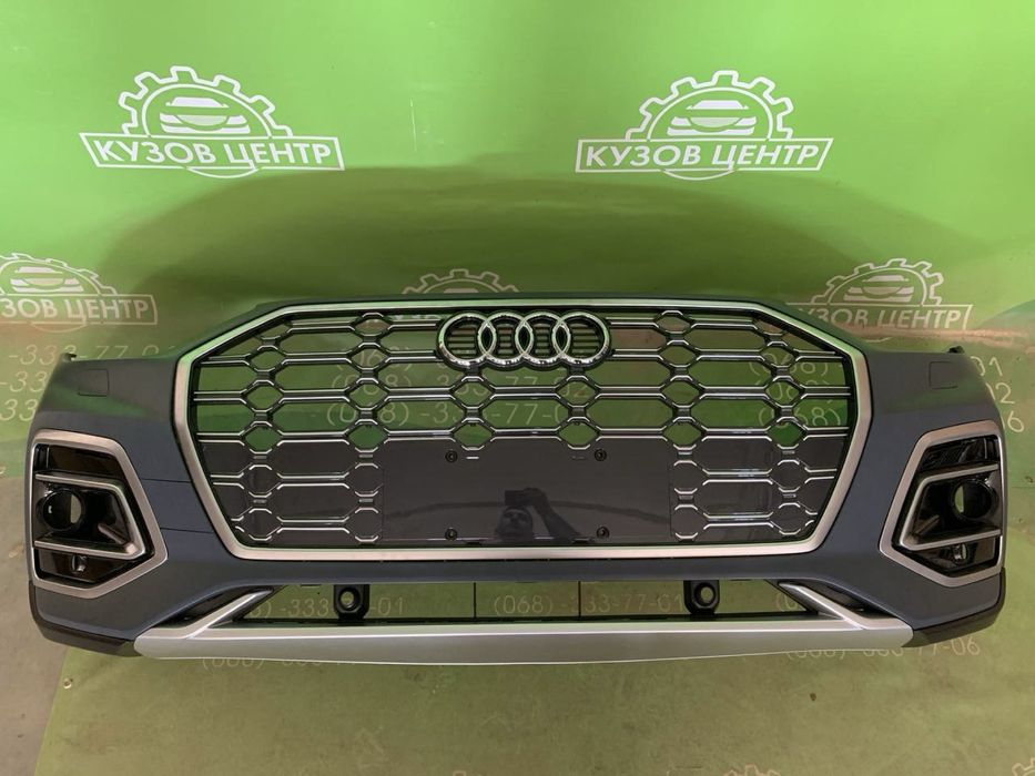 Бампер передній в зборі Audi Q5 80A 2020 - 2024 в НАЯВНОСТІ s-line