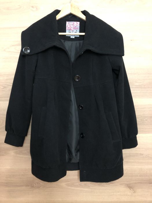 Пальто чорне кашемірове