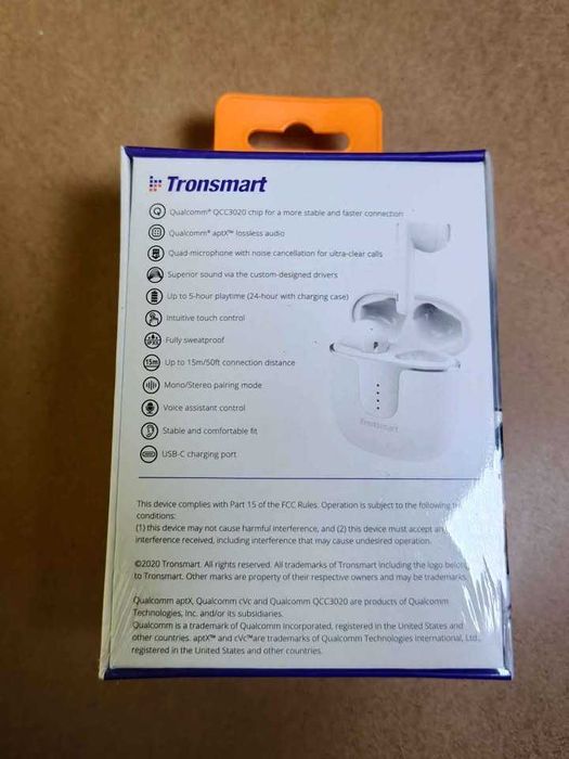 Auriculares Tronsmart Onyx Ace Bluetooth – Novos Selados de Fábrica
