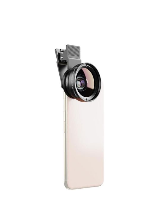 Apexel Лінза для телефону 2 в 1 - 0,45 WM Phone Lens (Ширококутна + Макро)