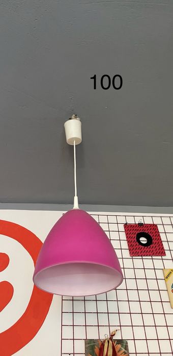 Lampa sufitowa - kolorowe szklane