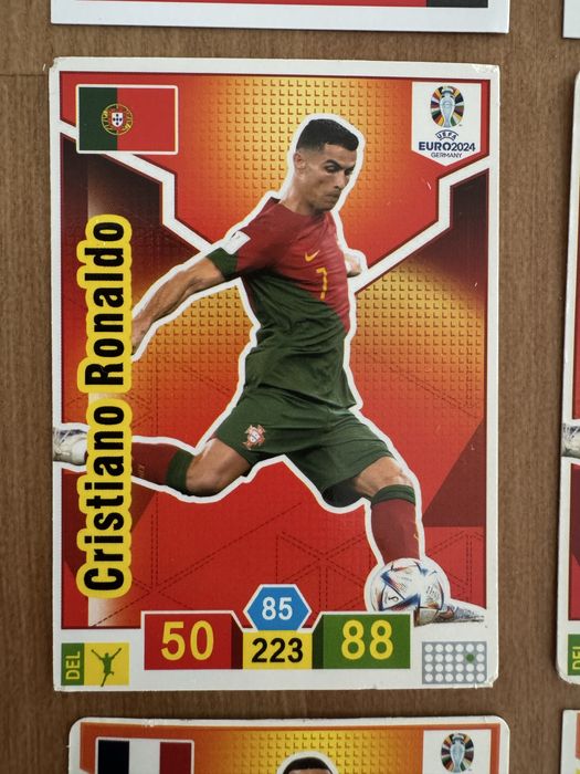 Cartas euro 2024 Cristiano Ronaldo/ kylian Mbappé