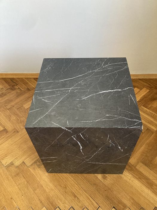 Stolik kawowy - podstawa - czarny marmur 45x45x50 !