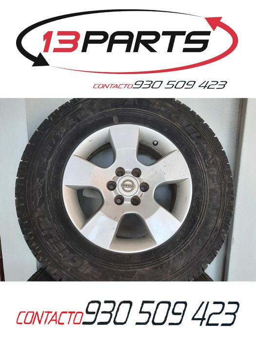 Conjunto 5 Jantes com Pneus Nissan Navara D40