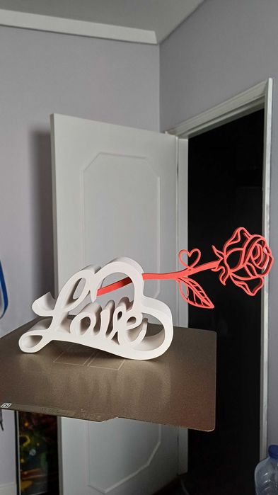 Conjunto Romântico “Love” com Rosa – Presente Dia dos Namorados