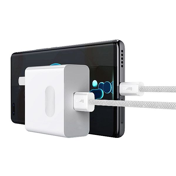 Baseus Dynamic Series kabel USB - USB Typ C 100W 2m biały (CALD)