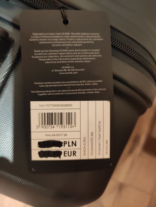 Walizka Ochnik Duża