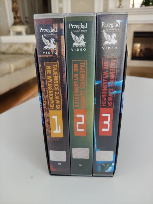 Tajemnice zjawisk nie wyjaśnionych 3 kasety VHS