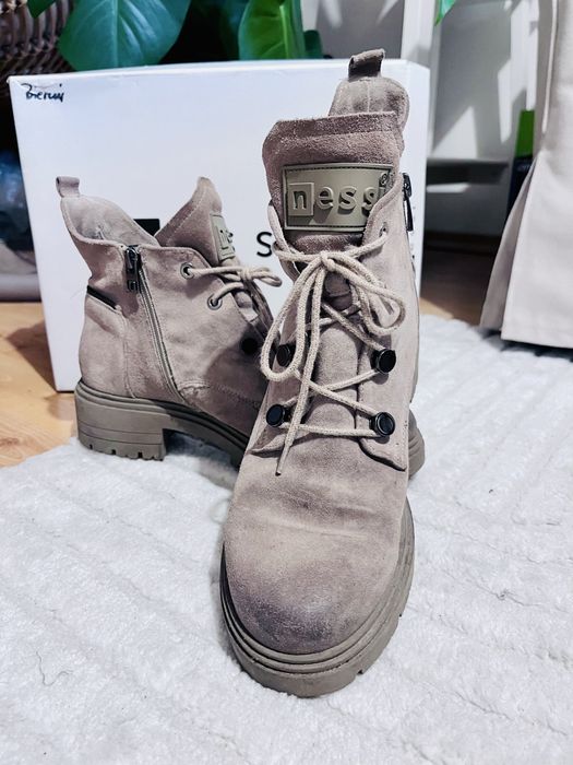 Botki Nessi skóra welur 38