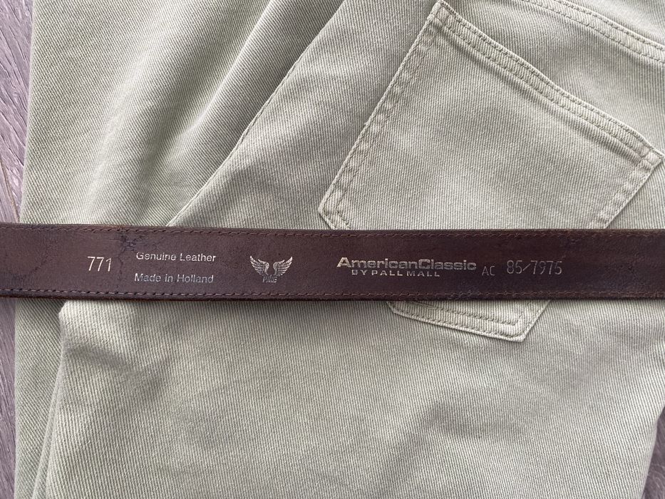 Вінтажний чоловічий ремінь American Classic by PALL MALL