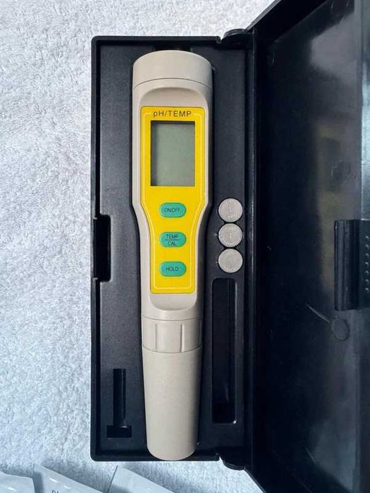 Miernik pH wody + temperatura – NOWY zestaw z kalibracją