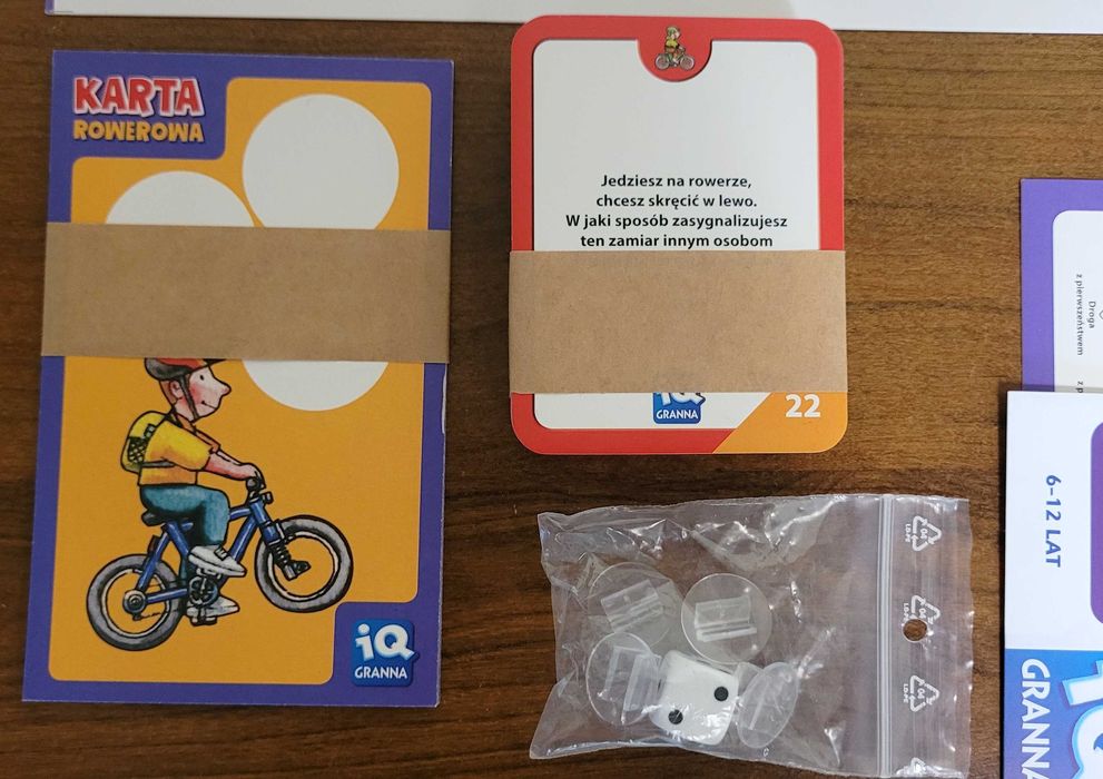 Gra Edukacyjna "Karta Rowerowa"  KOMPLETNA BDB