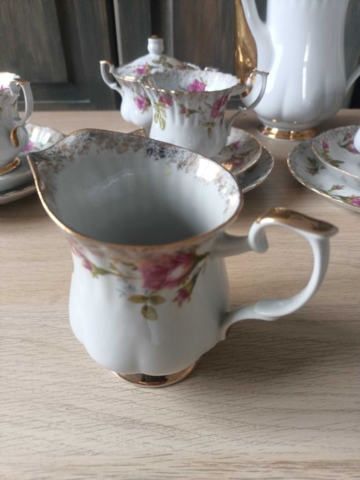 Serwis kawowy Iwona "Złota Róża"