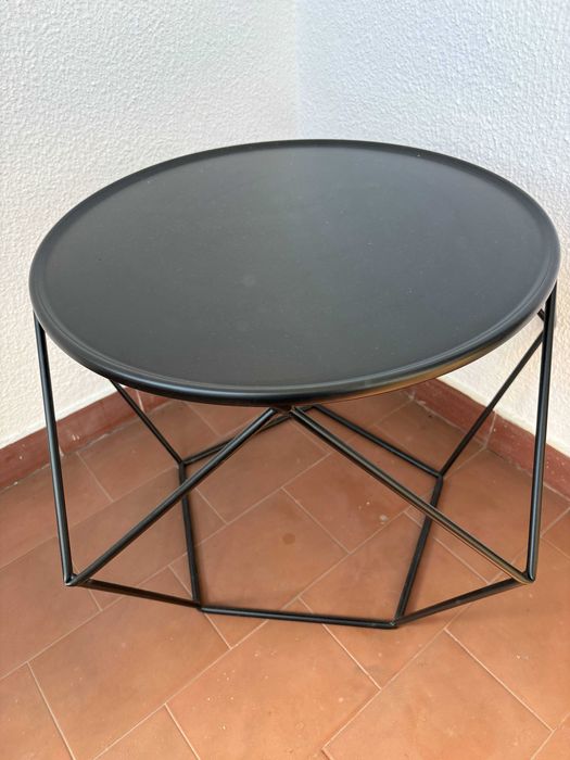 Mesa de centro PRISM metal preto