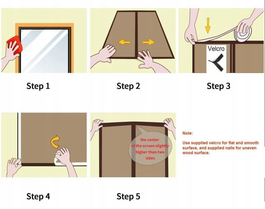 Magnetyczna Moskitiera Na Drzwi, Magnetyczna Siatka 110 X 240 Cm