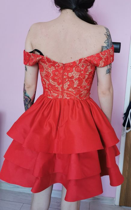 Sukienka lou czerwona