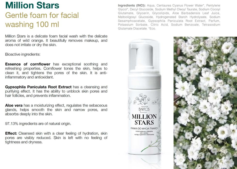 Espuma Antibacteriana para Limpeza Facial - 100ml