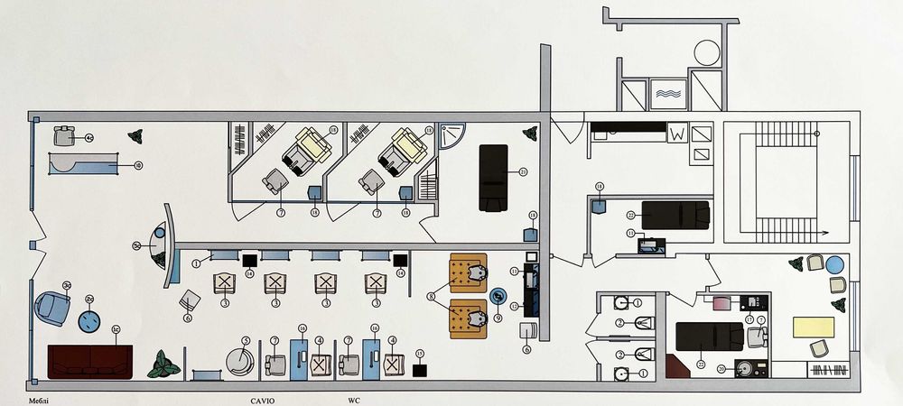 Продам Салон красоты VIP-уровня Оборудование Два входа Аркадия /Фонтан