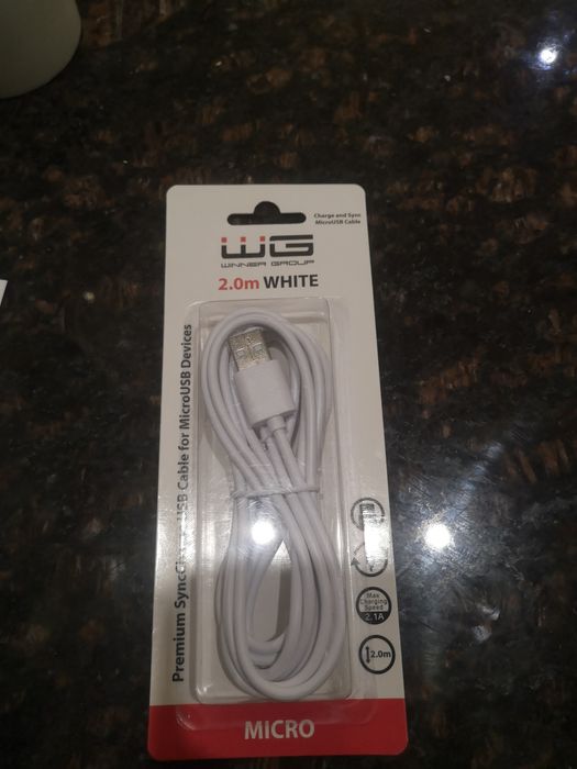 Kabel micro USB 2m szybkie ładowanie