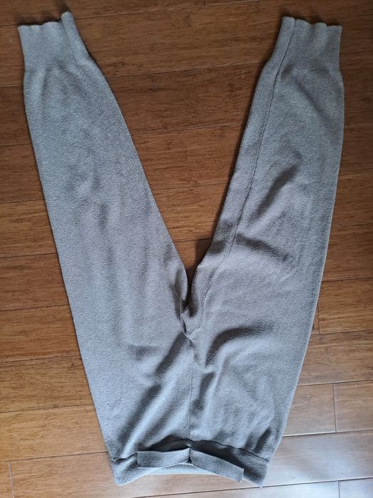 Spodnie z dzianiny ZARA, beżowe , 140 cm