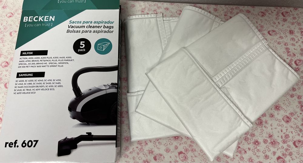 Sacos aspirador Becken Ref 607 (3 unidades)