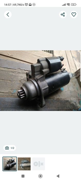 Стартери 2109 21099 2110 нові і бу Bosch Passat  vw Passat, Renault,