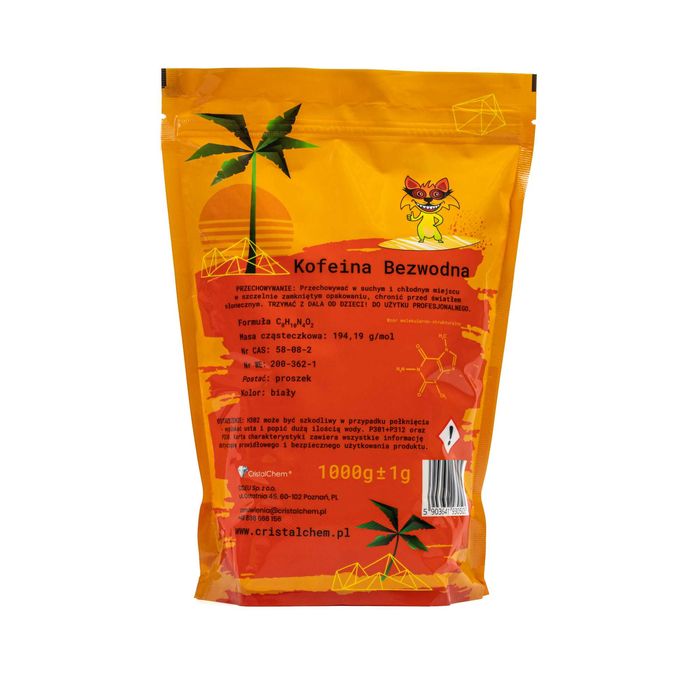 Kofeina Bezwodna 25kg # W Proszku # Premium # CAS No.: 58-08-2