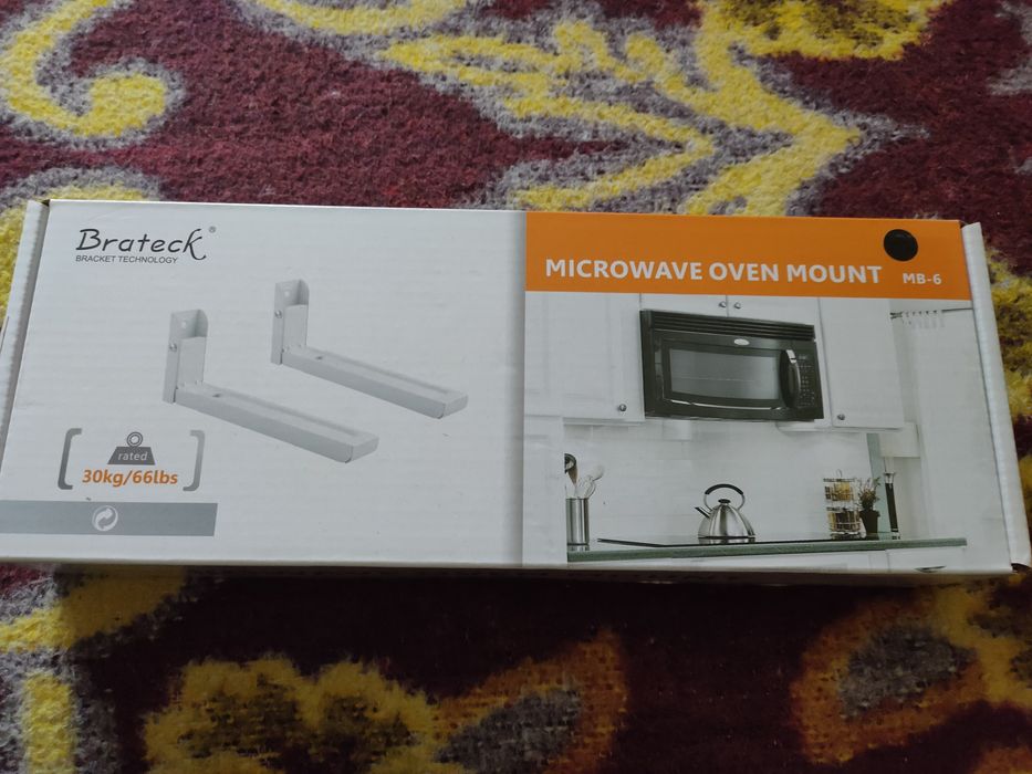 Кронштейн для микроволновки Brateck MB-6 расчет на 30 кг