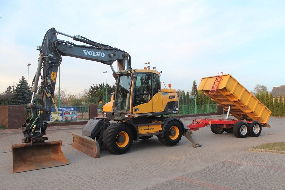 Volvo EW 140D ROTOTILT STEELWRIST SYSTEM 3D LEICA ZESTAW  podpory, skręt kół w joysticach, ogrzewanie postojowe