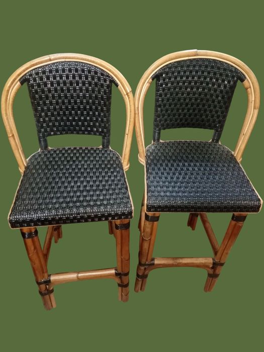 Hokery rattan 2 sztuki!