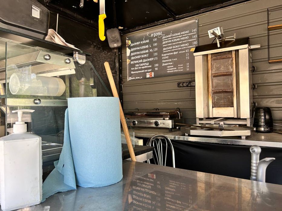 Готовий бізнес, стрітфуд, кіоск під шаурму на колесах