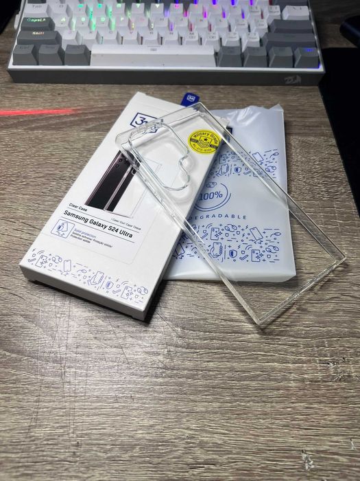 Etui 3MK Clear Case do Samsung Galaxy S24 Ultra Przezroczyste/ nowe markowe